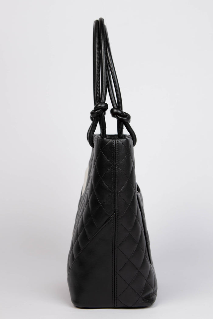 2000s Chanel Black Rue Cambon Bucket Bag