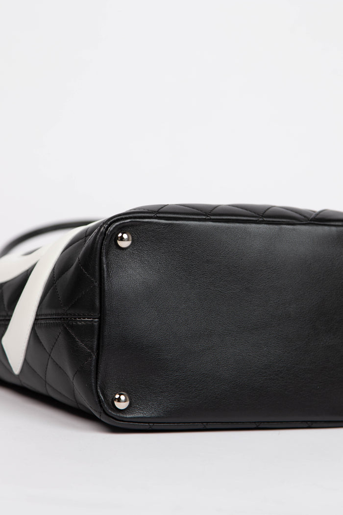 2000s Chanel Black Rue Cambon Bucket Bag