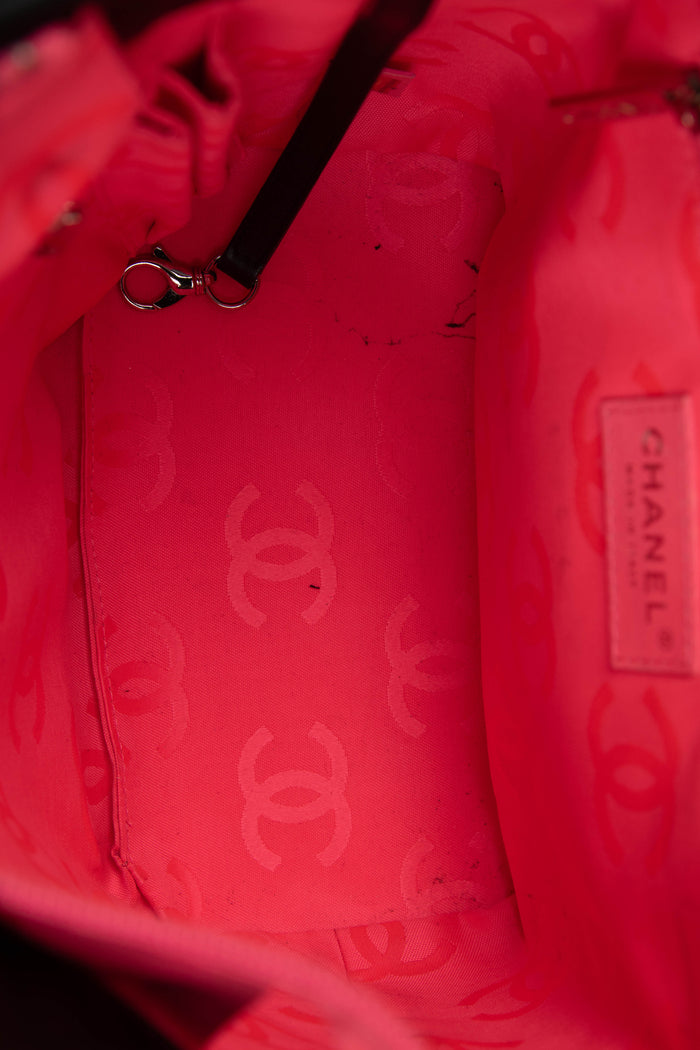 2000s Chanel Black Rue Cambon Bucket Bag