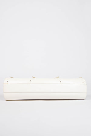 SUPER RARE Christian Dior Galliano White Bondage Shoulder Bag