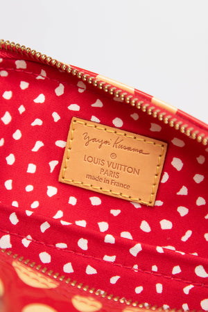 RARE Louis Vuitton x Yayoi Kusama Red Infinity Dot Papillon 30cm