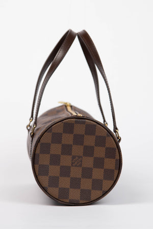 2000s Louis Vuitton Damier Ebene Papillon 26cm Shoulder Bag