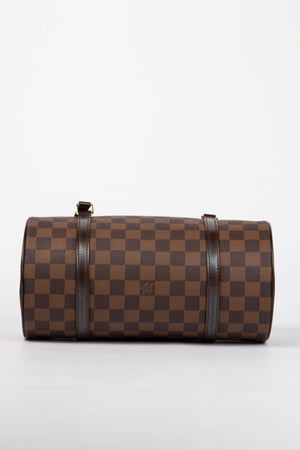 2000s Louis Vuitton Damier Ebene Papillon 26cm Shoulder Bag