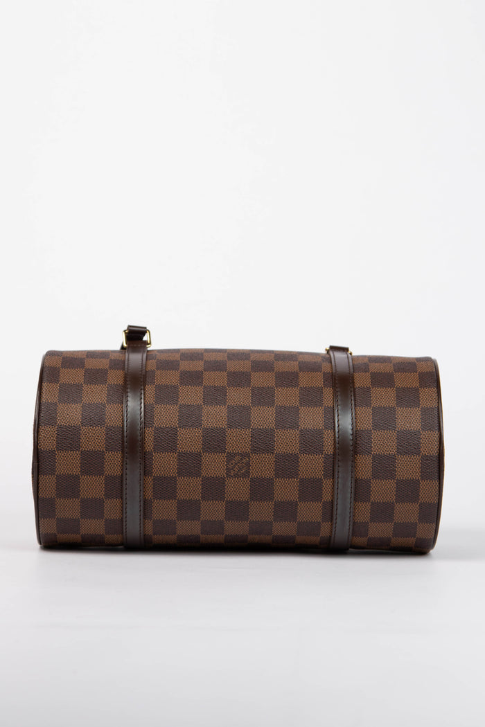 2000s Louis Vuitton Damier Ebene Papillon 26cm Shoulder Bag