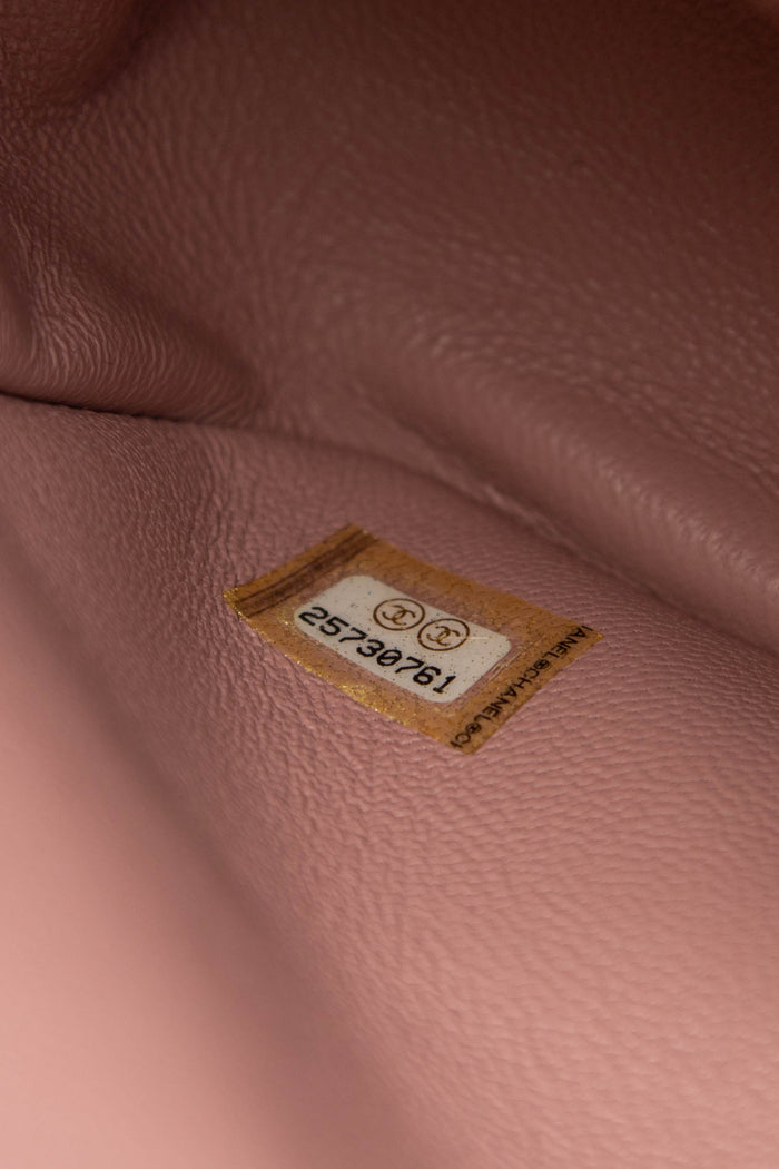 RARE 2018 Chanel Pastel Sequin Large Single Flap Bag