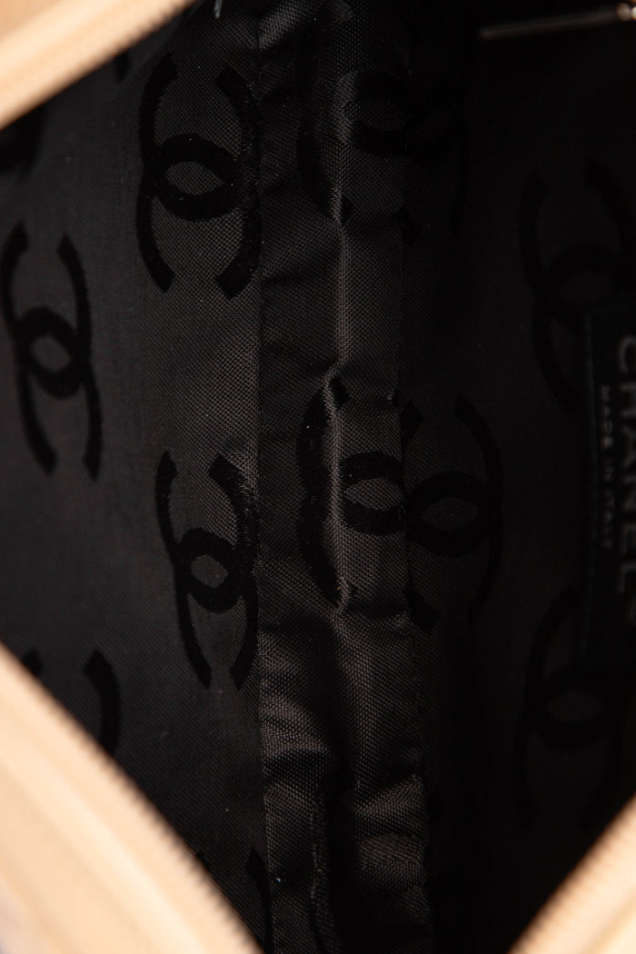 2000s Chanel Rue Cambon Beige Small Shoulder Bag