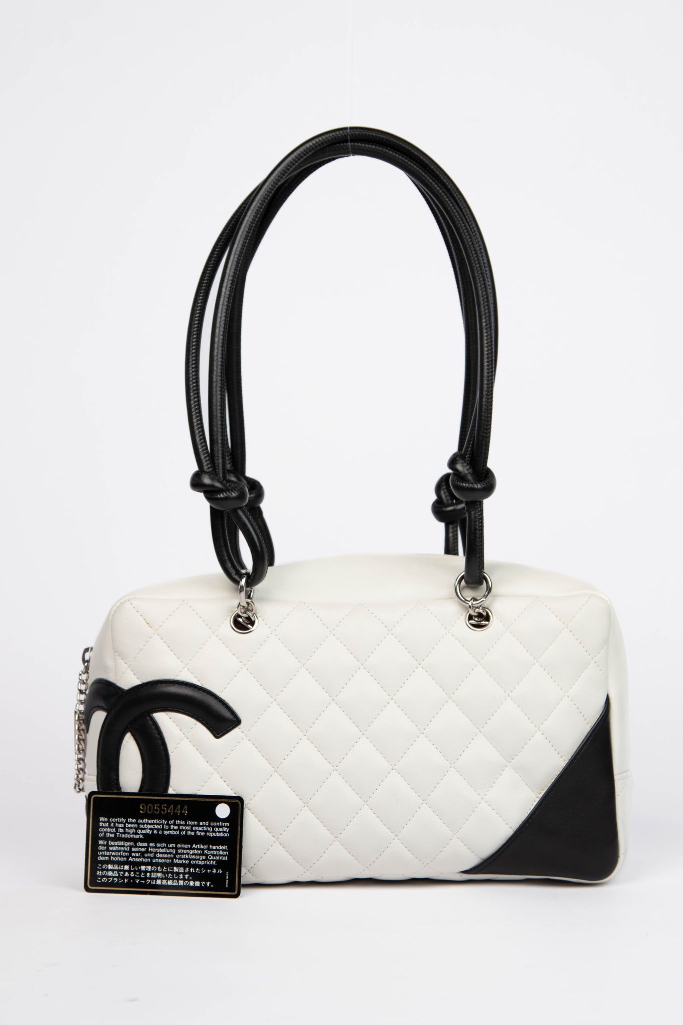 2000s Chanel Rue Cambon White Shoulder Bag