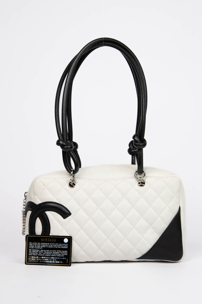 2000s Chanel Rue Cambon White Shoulder Bag