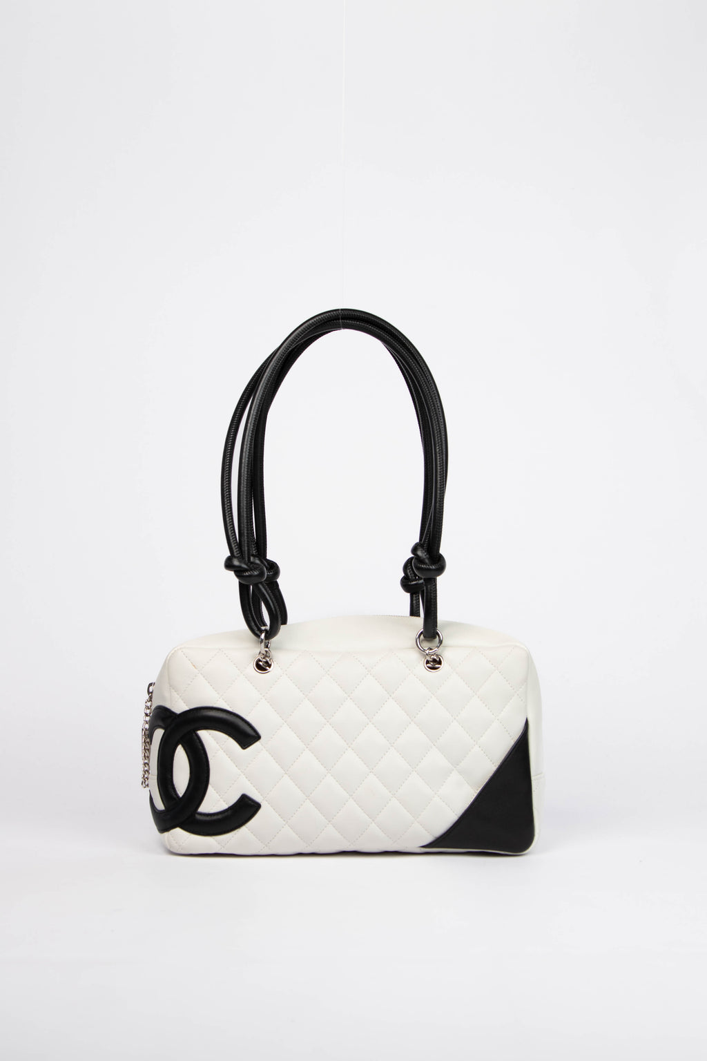 2000s Chanel Rue Cambon White Shoulder Bag