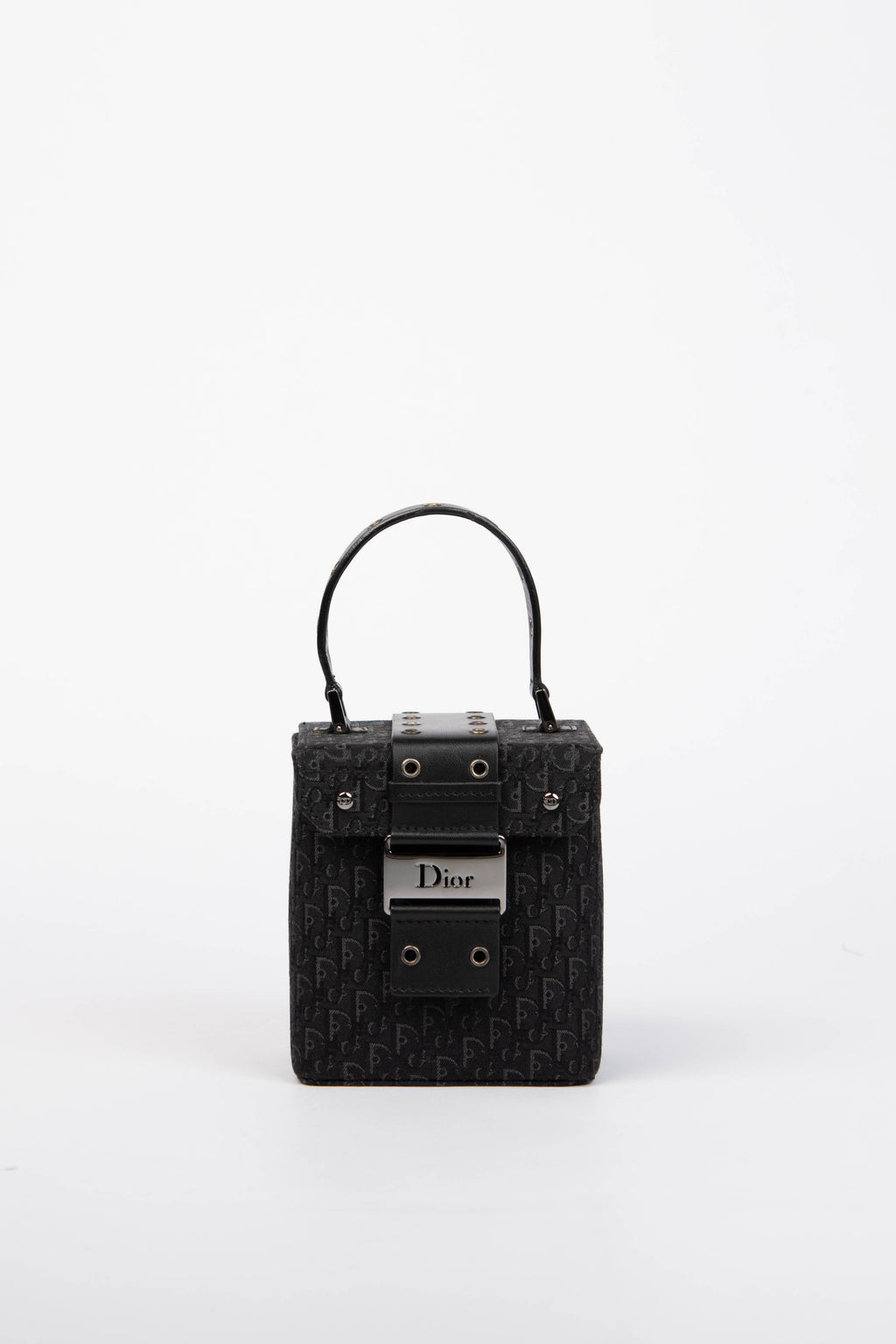 RARE Christian Dior Diorissimo Trotter Street Chic Canvas Vanity Bag