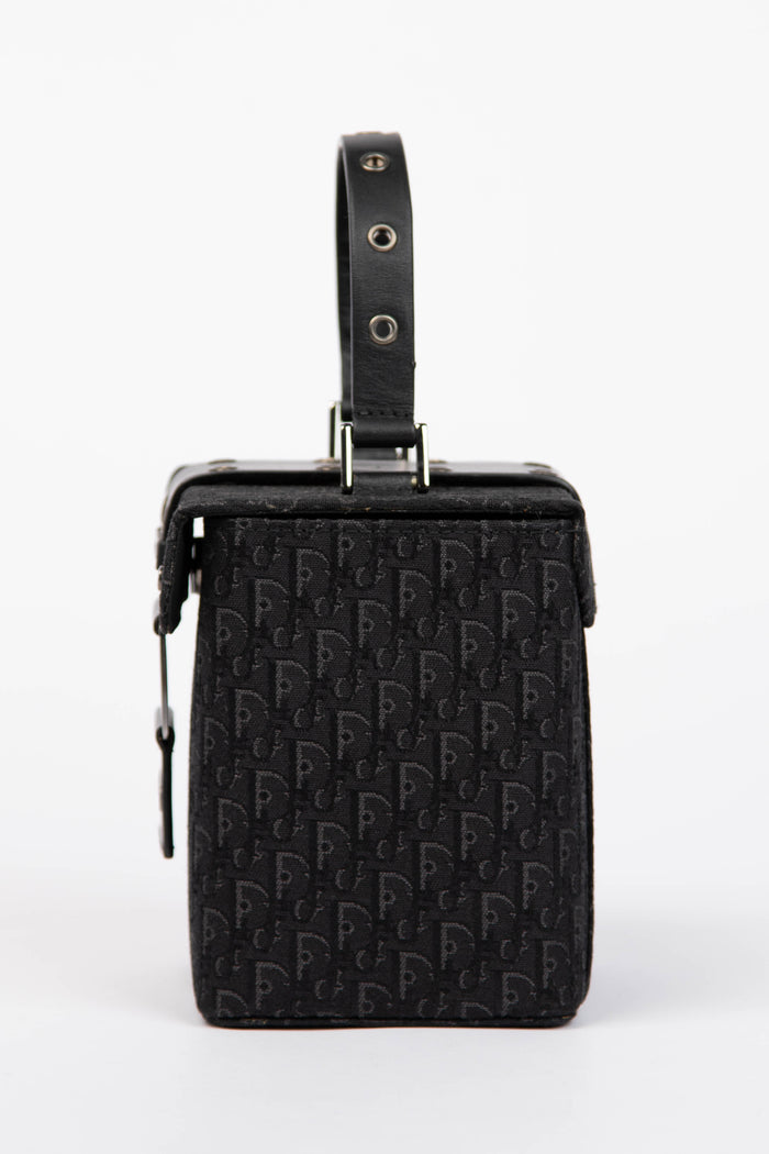 RARE Christian Dior Diorissimo Trotter Street Chic Canvas Vanity Bag