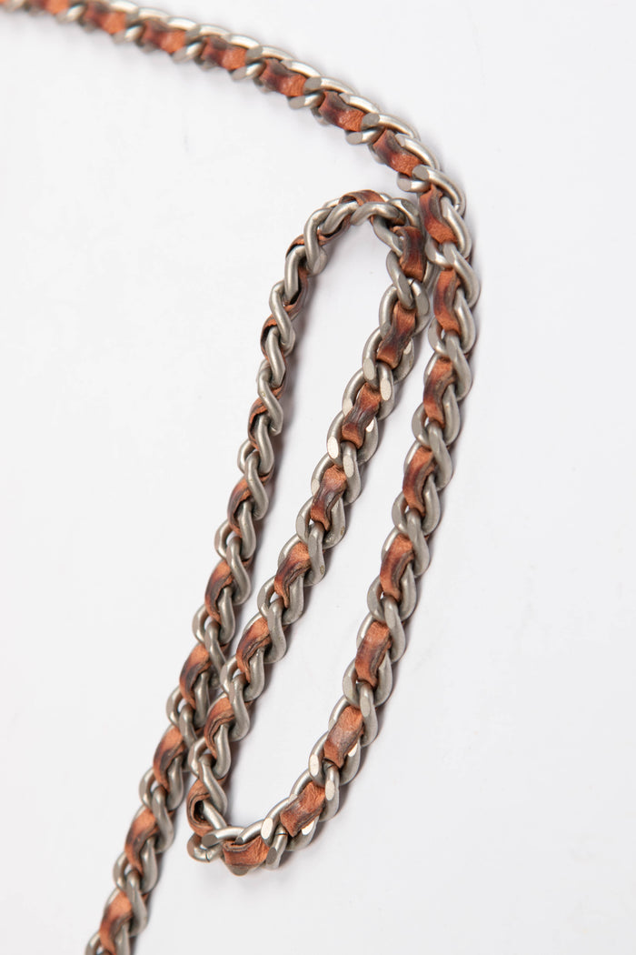 2000s Chanel Orange Patent Leather Chocolate East West Shoulder Bag