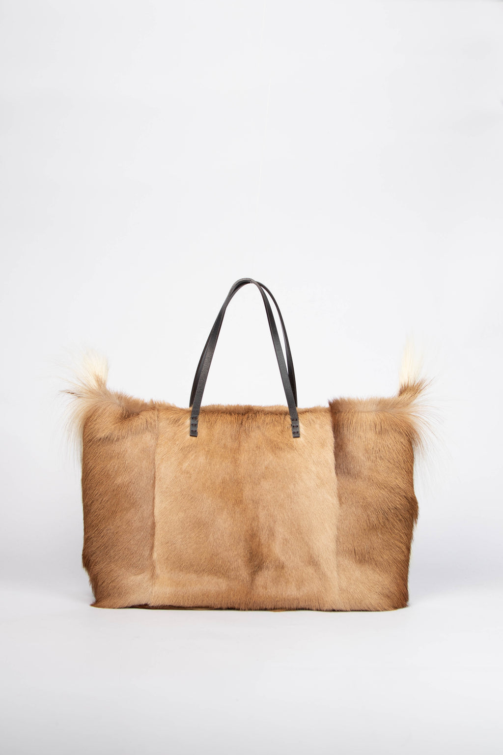 RARE Vintage Fendi Goat Hair Tote Bag