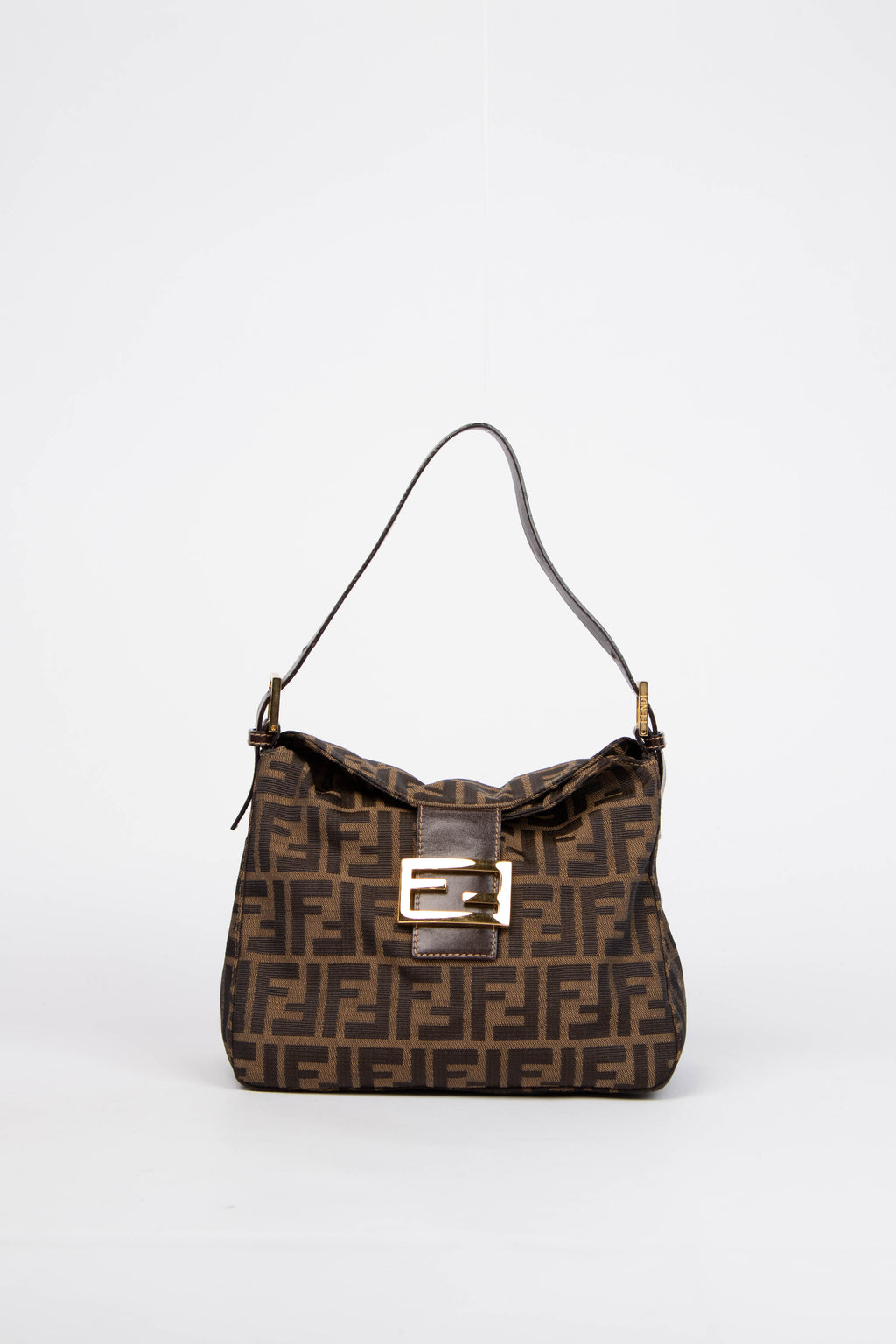 Vintage Fendi Zucca Monogram Shoulder Bag