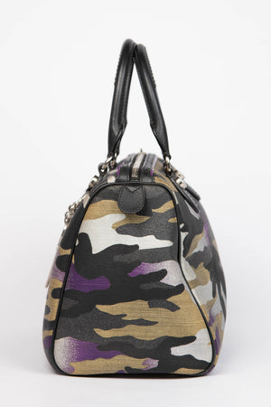 2000s Christian Dior Camo Medium Boston Bag