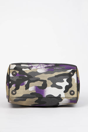 2000s Christian Dior Camo Medium Boston Bag