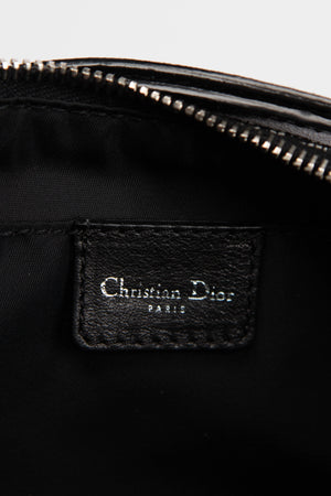 Vintage Christian Dior Black Monogram Spell Out Mini Shoulder