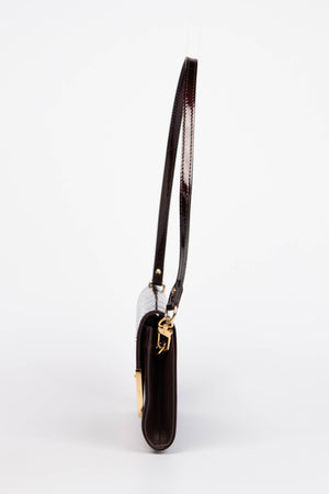 Vintage Louis Vuitton Oxblood Vernis Rossmore MM Shoulder Bag