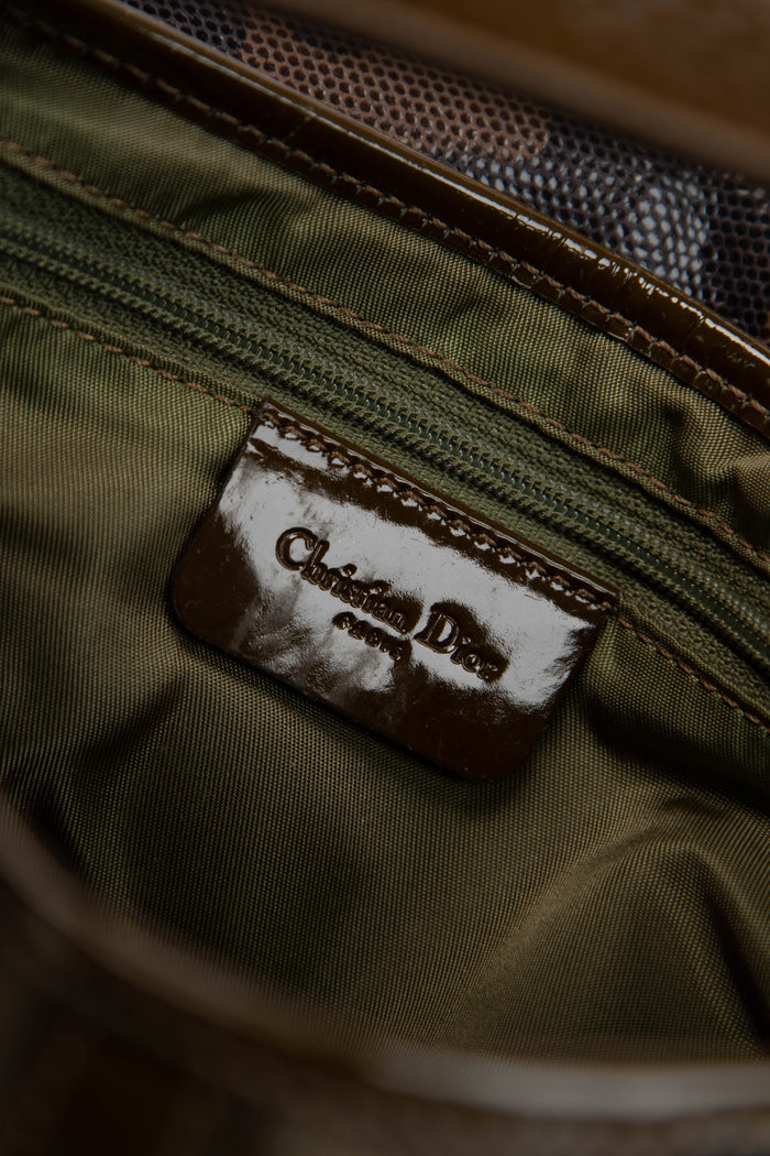 RARE 2000s Christian Dior Camo Saddle Bag