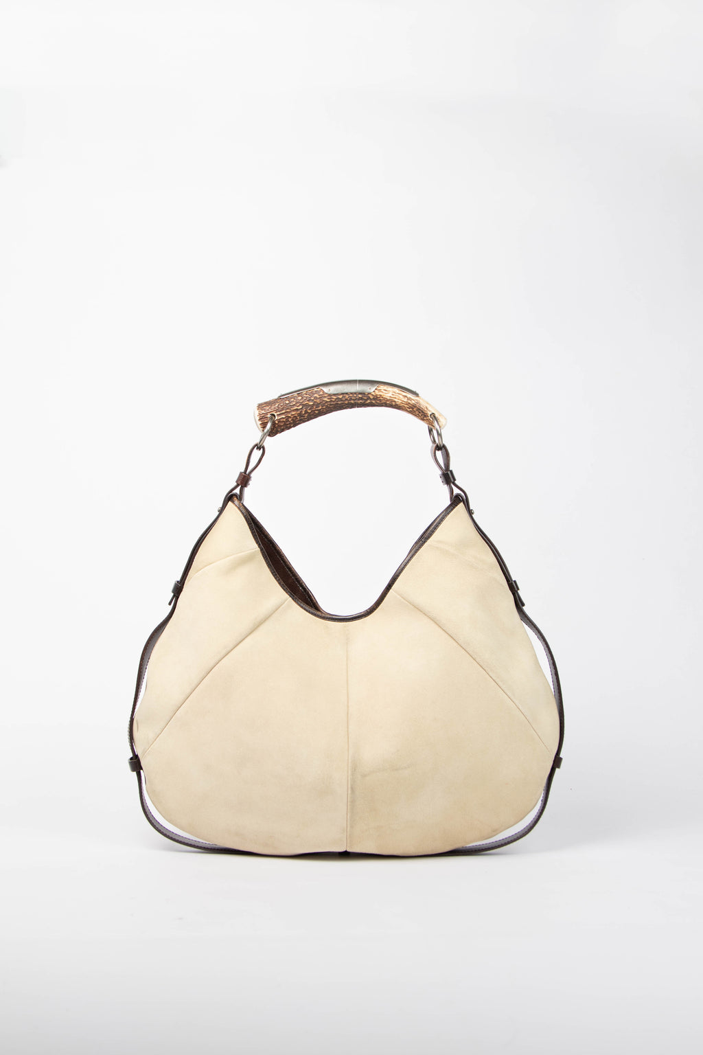 Vintage Yves Saint Laurent Suede Leather Mombasa Shoulder Bag