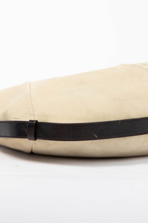 Vintage Yves Saint Laurent Suede Leather Mombasa Shoulder Bag