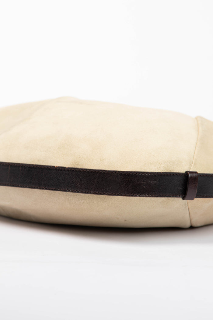 Vintage Yves Saint Laurent Suede Leather Mombasa Shoulder Bag