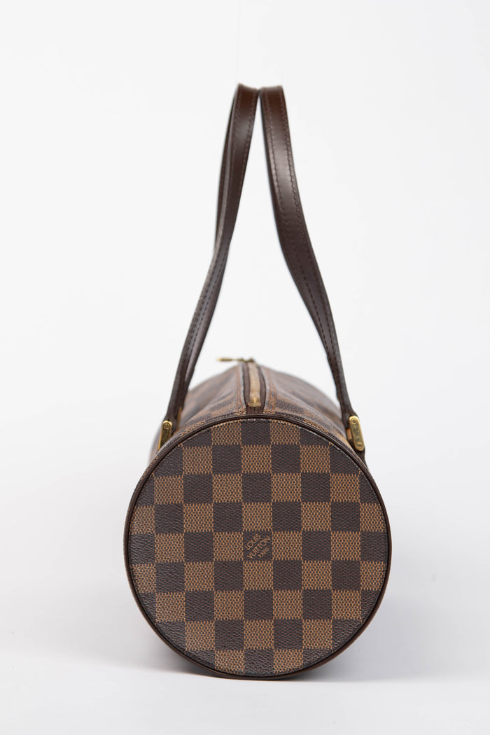 2000s Louis Vuitton Damier Ebene Papillon 30cm Shoulder Bag