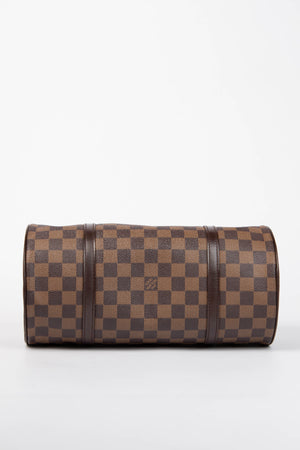 2000s Louis Vuitton Damier Ebene Papillon 30cm Shoulder Bag