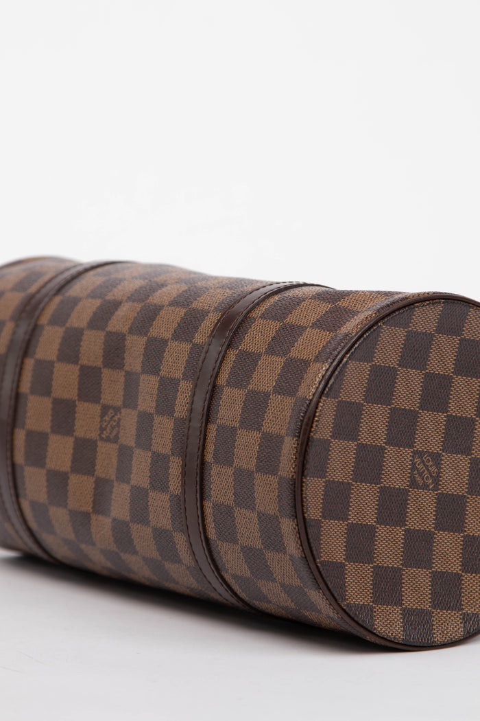 2000s Louis Vuitton Damier Ebene Papillon 30cm Shoulder Bag