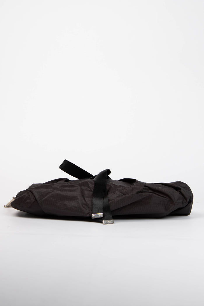 SUPER RARE Christian Dior Galliano Black Leather Ballerina Shoulder Bag