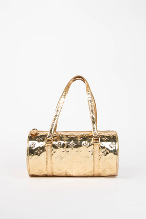 RARE 2000s Louis Vuitton Miroir Gold Monogram Papillon