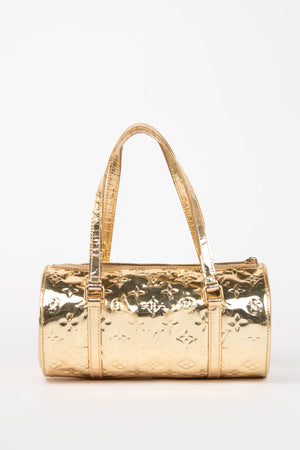 RARE 2000s Louis Vuitton Miroir Gold Monogram Papillon