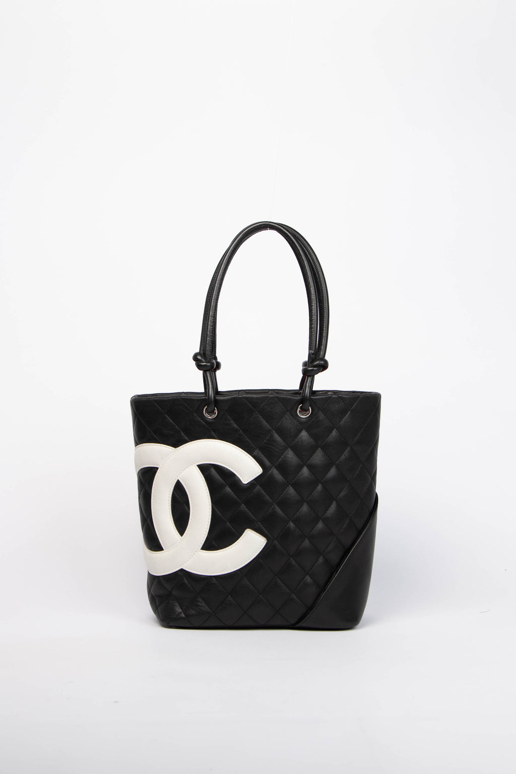 2000s Chanel Black Rue Cambon Bucket Bag