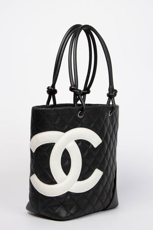 2000s Chanel Black Rue Cambon Bucket Bag