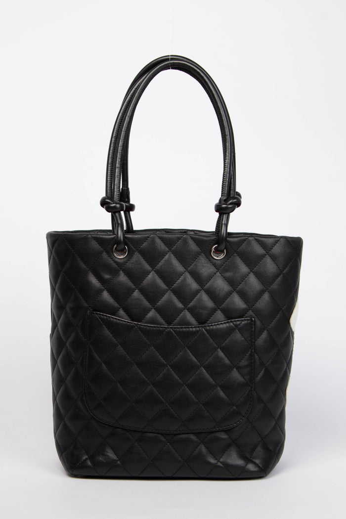 2000s Chanel Black Rue Cambon Bucket Bag
