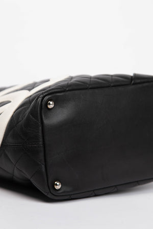 2000s Chanel Black Rue Cambon Bucket Bag