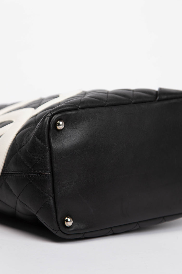 2000s Chanel Black Rue Cambon Bucket Bag