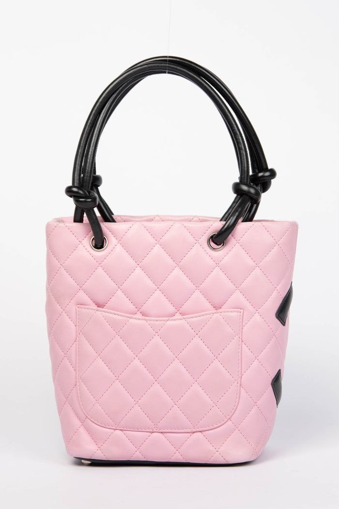 2000s Chanel Pink Rue Cambon Bucket Bag