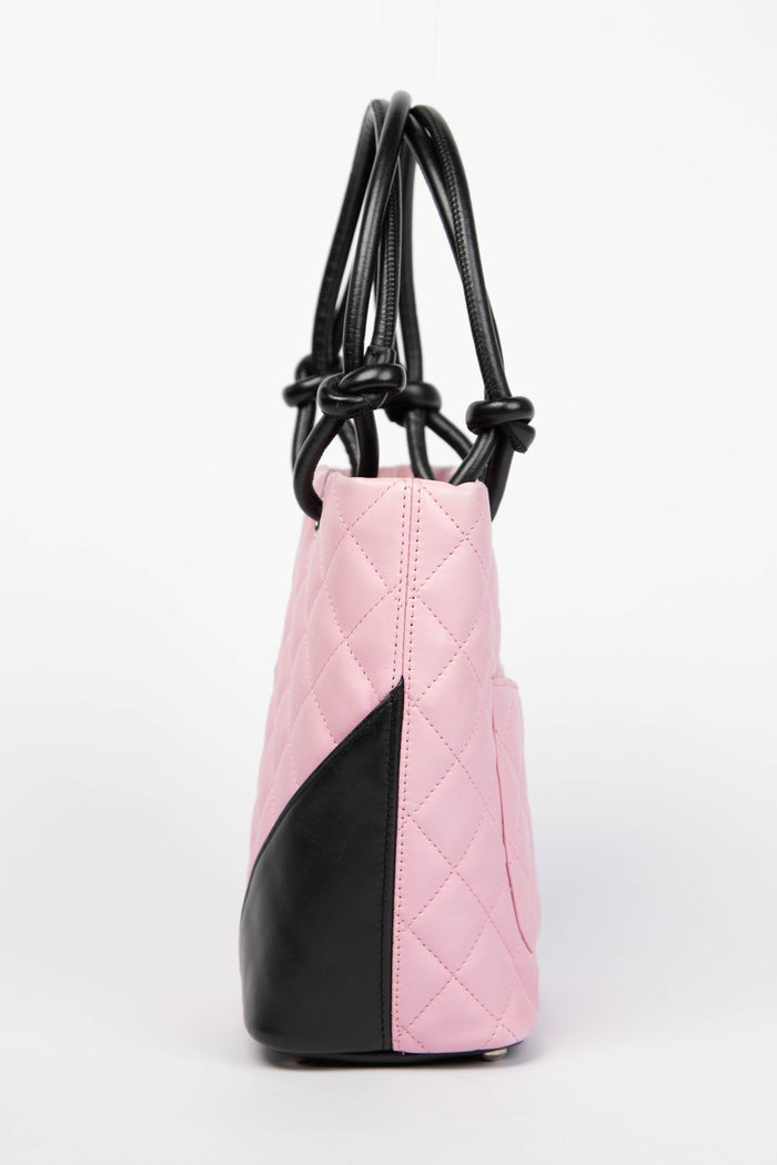 2000s Chanel Pink Rue Cambon Bucket Bag