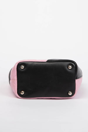 2000s Chanel Pink Rue Cambon Bucket Bag