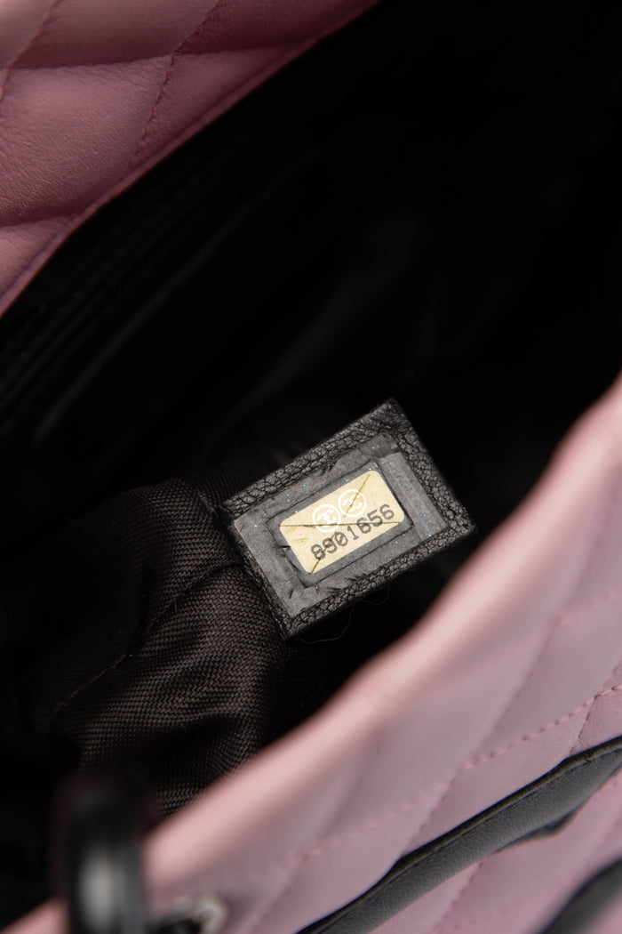 2000s Chanel Pink Rue Cambon Bucket Bag