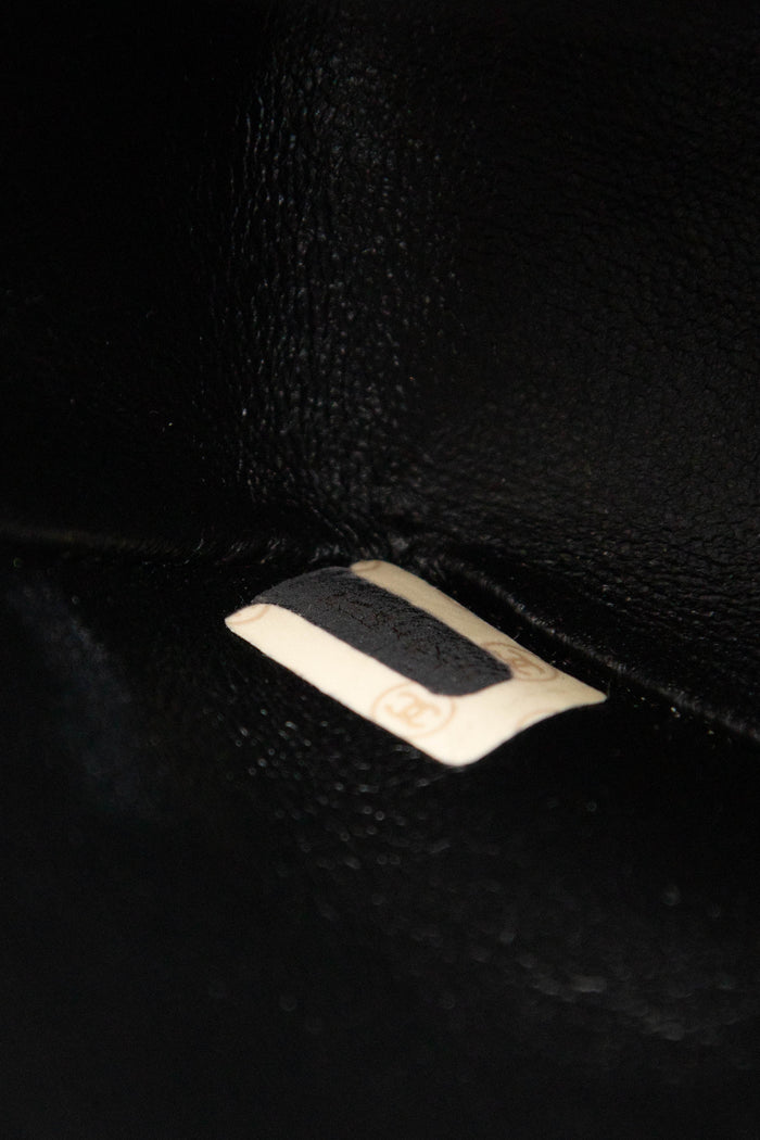 Vintage Chanel Blue Velvet Medium Single Flap Bag