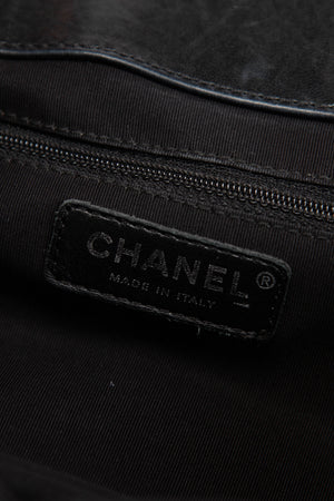 2000s Chanel Grey Tweed Frame Shoulder Bag