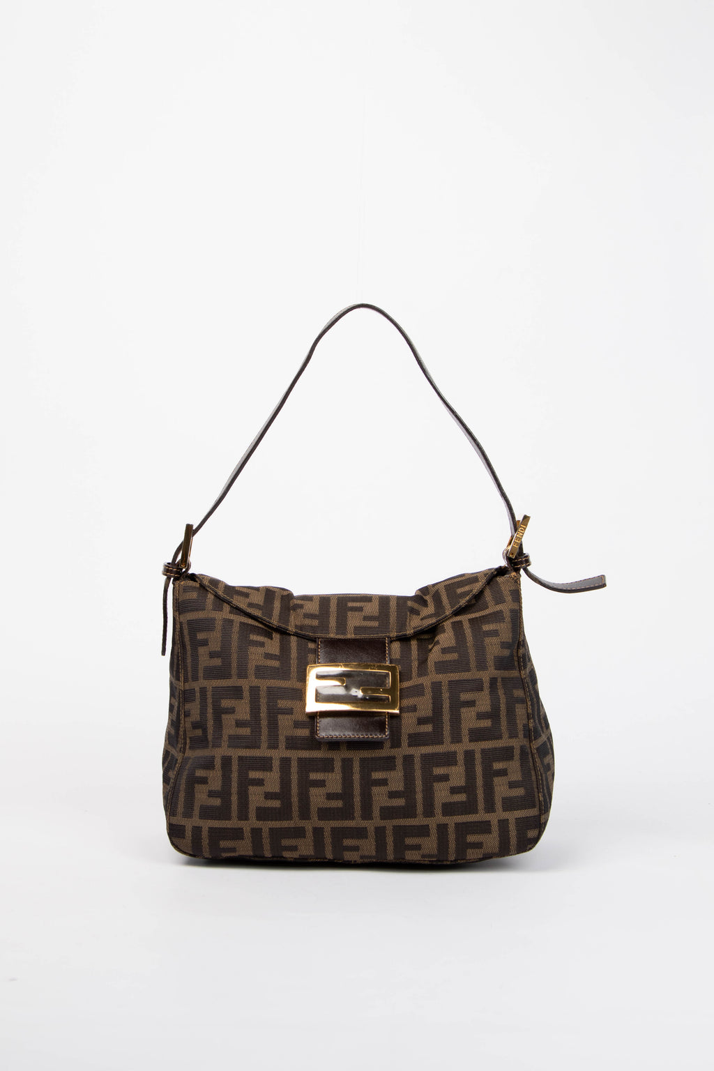 Vintage Fendi Zucca Monogram Shoulder Bag