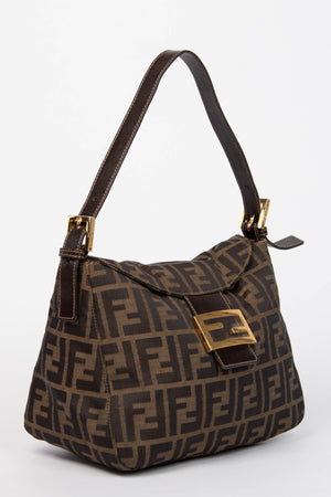 Vintage Fendi Zucca Monogram Shoulder Bag