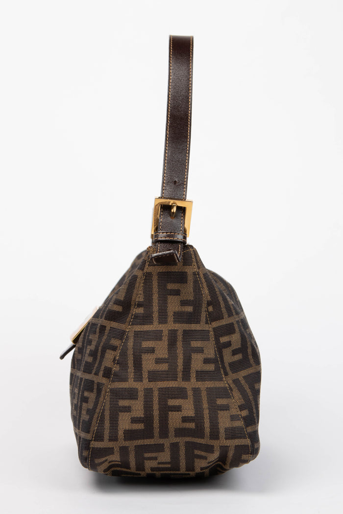Vintage Fendi Zucca Monogram Shoulder Bag