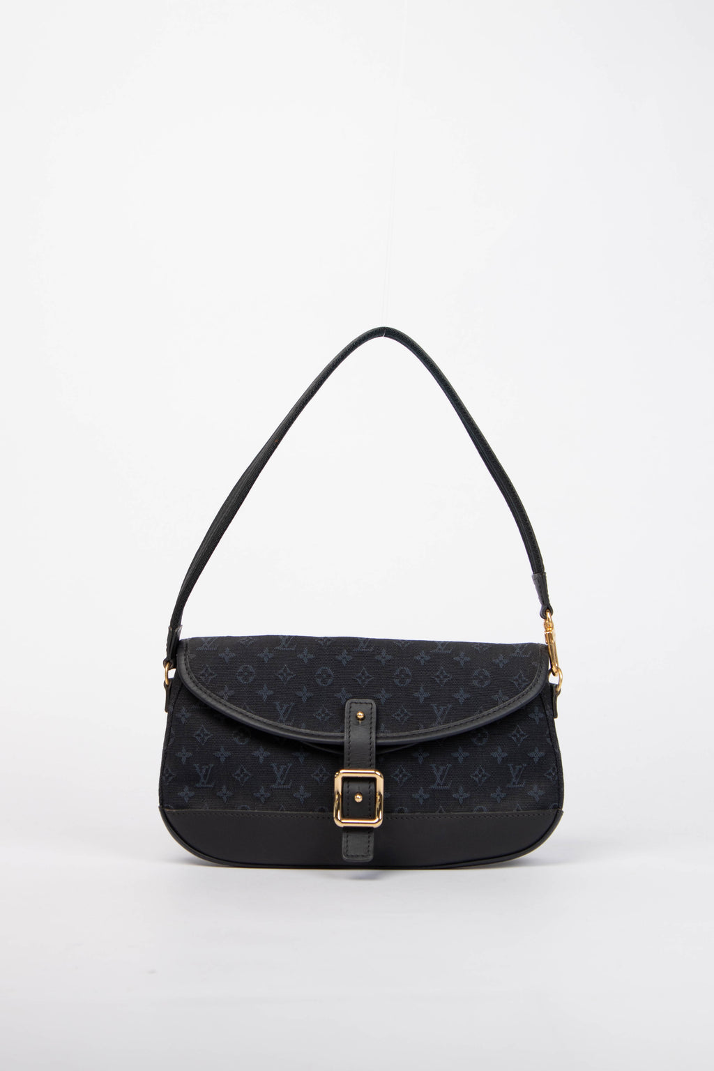 2000s Louis Vuitton Marjorie Navy Shoulder Bag