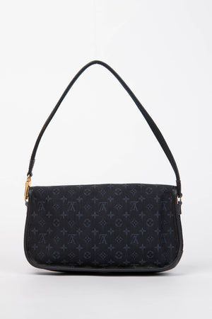 2000s Louis Vuitton Marjorie Navy Shoulder Bag