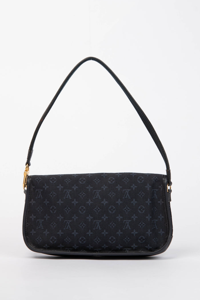 2000s Louis Vuitton Marjorie Navy Shoulder Bag