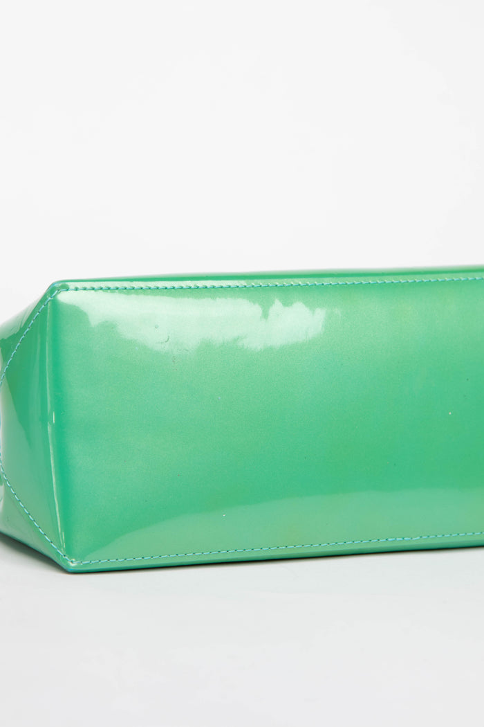Vintage Louis Vuitton Green Monogram Vernis Wilshire Tote Bag